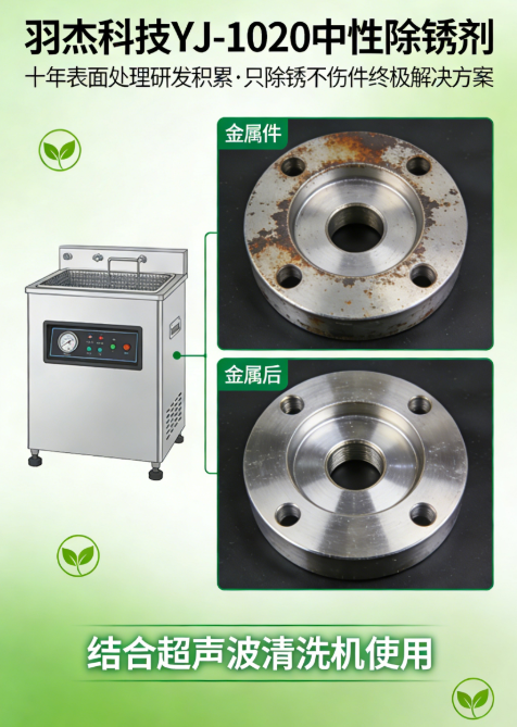 超聲波除銹劑YJ-1020 | 中性環(huán)保除銹解決方案 | 深圳市羽杰科技有限公司
