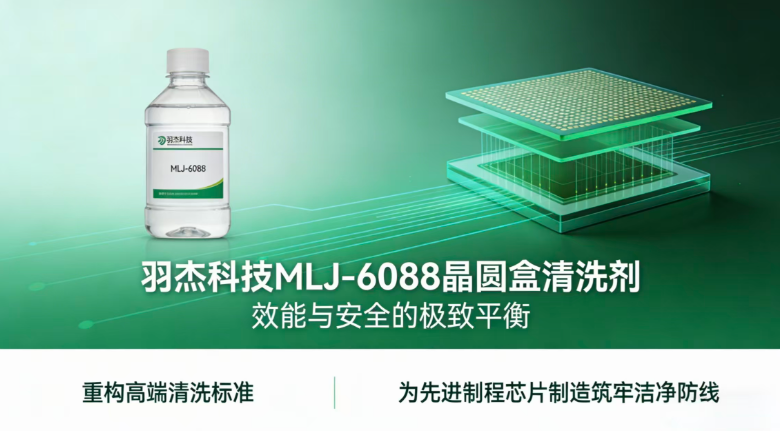 羽杰科技MLJ-6088晶圓盒清洗劑：先進(jìn)制程芯片制造潔凈保障與降本增效方案